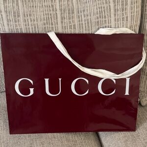 Gucci shopping bag with White Strap